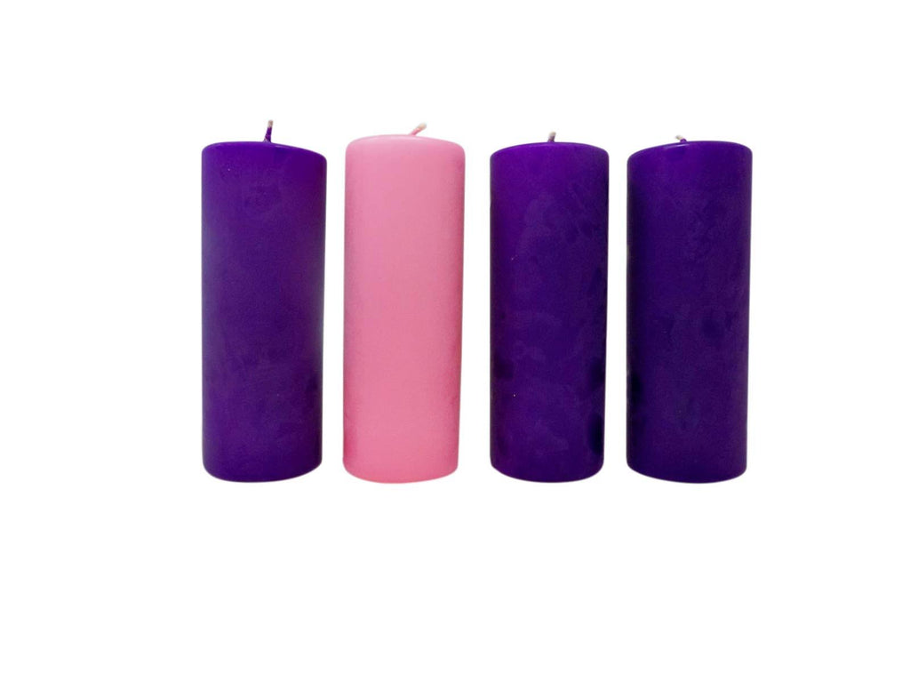Advent Candles Stearine Pillar E191
