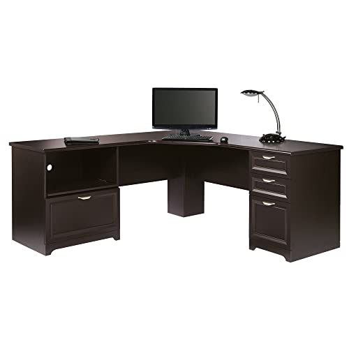 Espresso L-Shaped Corner Desk I8270