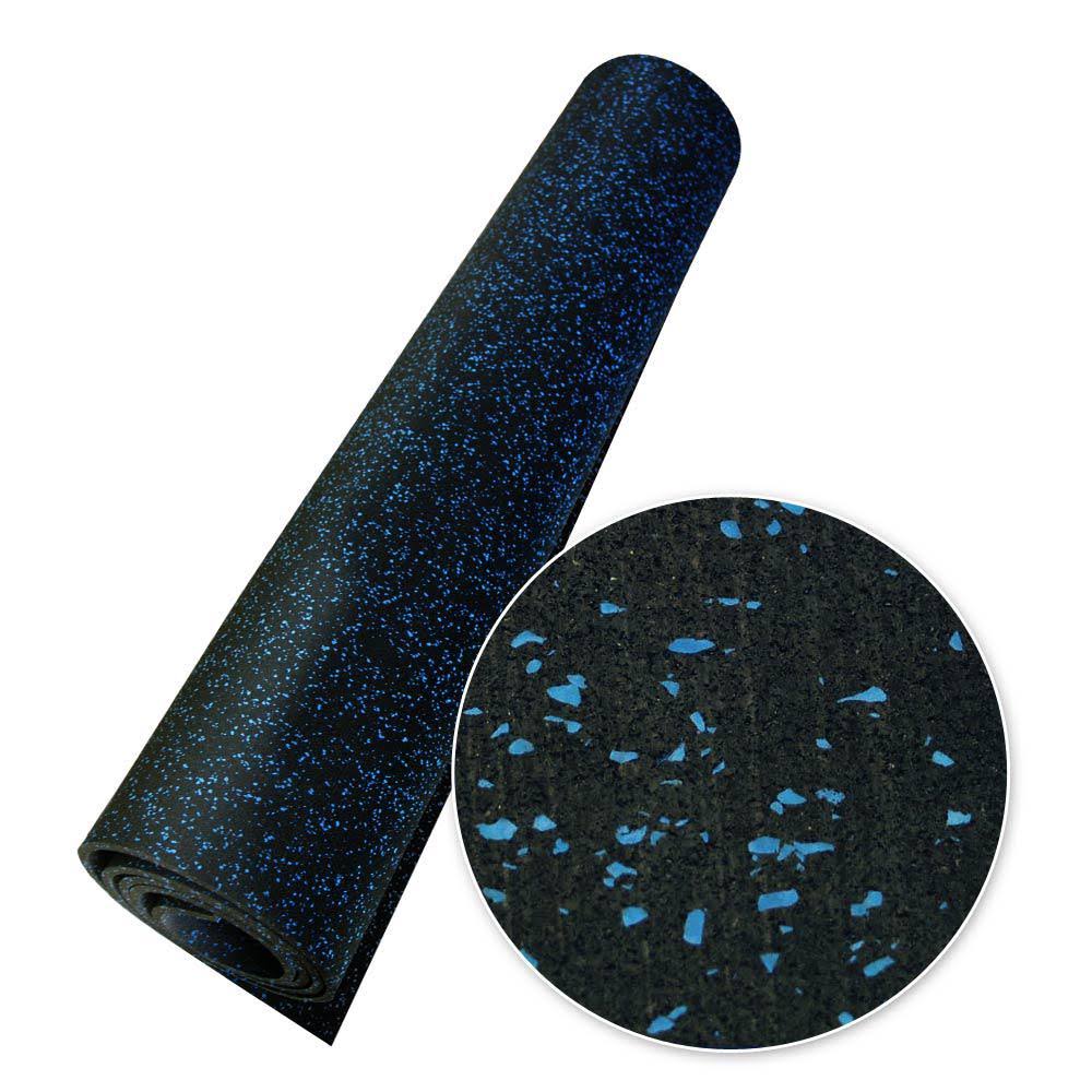 Elephant Bark Blue Dot 4 ft. x 4 ft. Rubber Flooring E60001