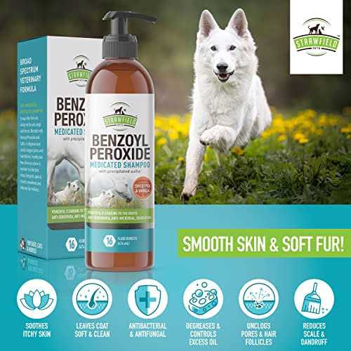 Benzoyl Peroxide Shampoo for Dogs & Cats R3571