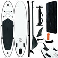 Inflatable Paddleboard Set Black and White R564205