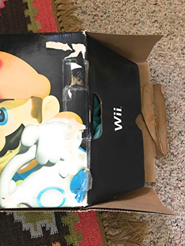 White Wii Console with Mario Kart Wii Bundle X303705
