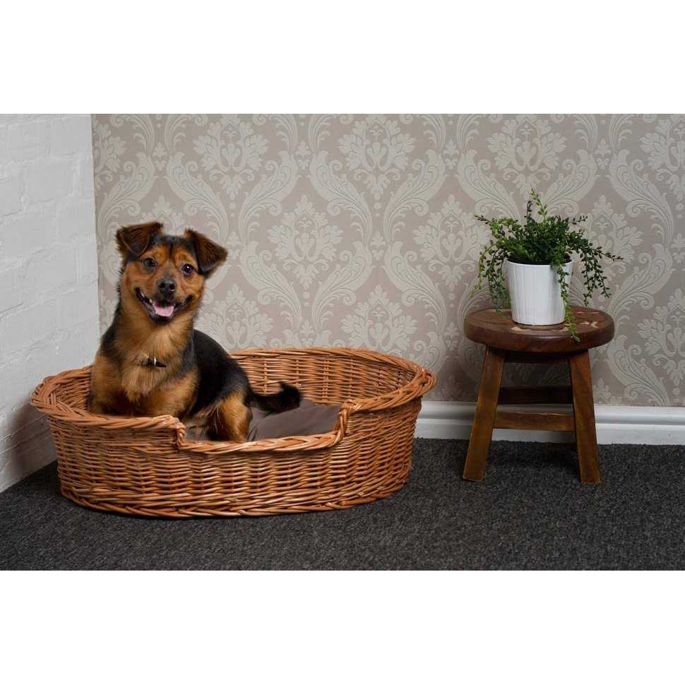Wicker Dog Bed Basket Y189470