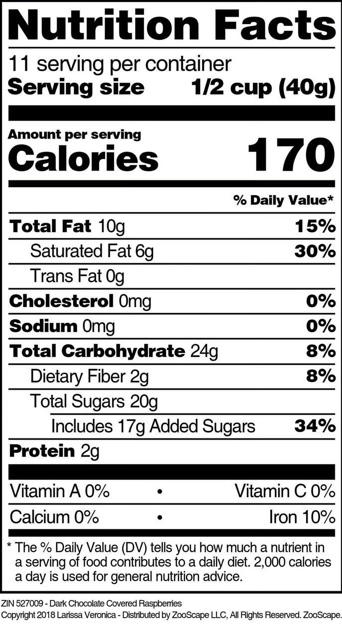 Dark Chocolate Covered Raspberries 16 oz 2-Pack Z485295