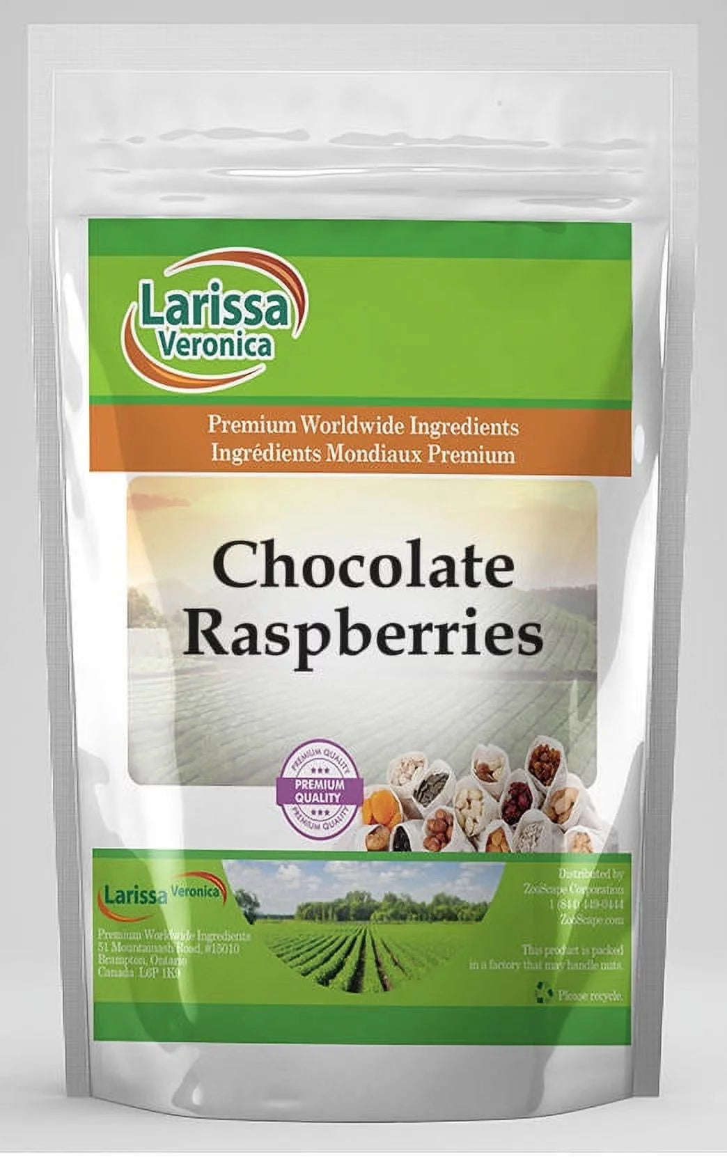 Dark Chocolate Covered Raspberries 16 oz 2-Pack Z485295