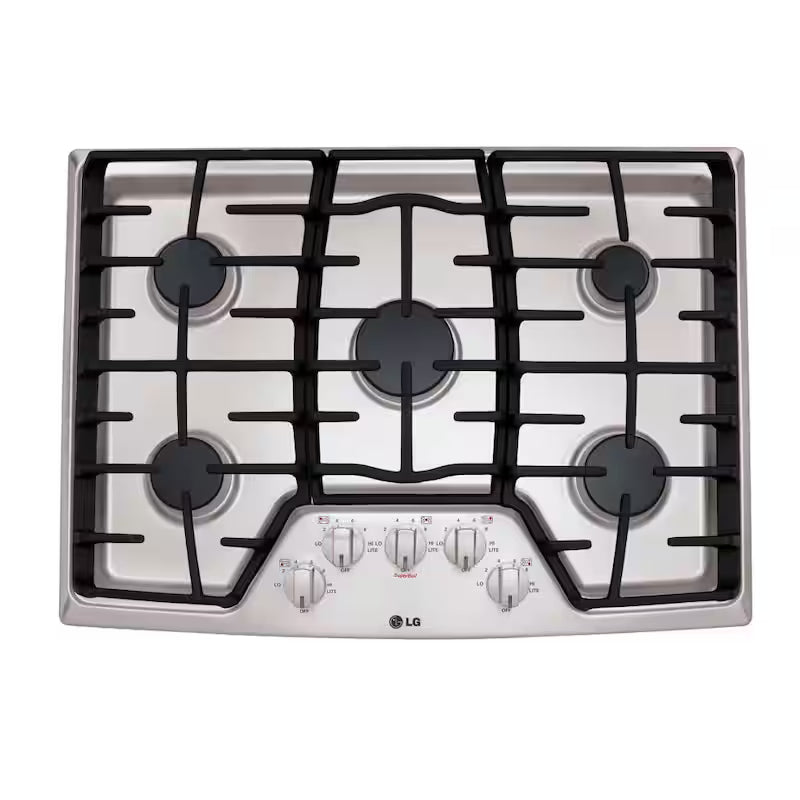 30 in. 5 Burner Stainless Steel Gas Cooktop S75461