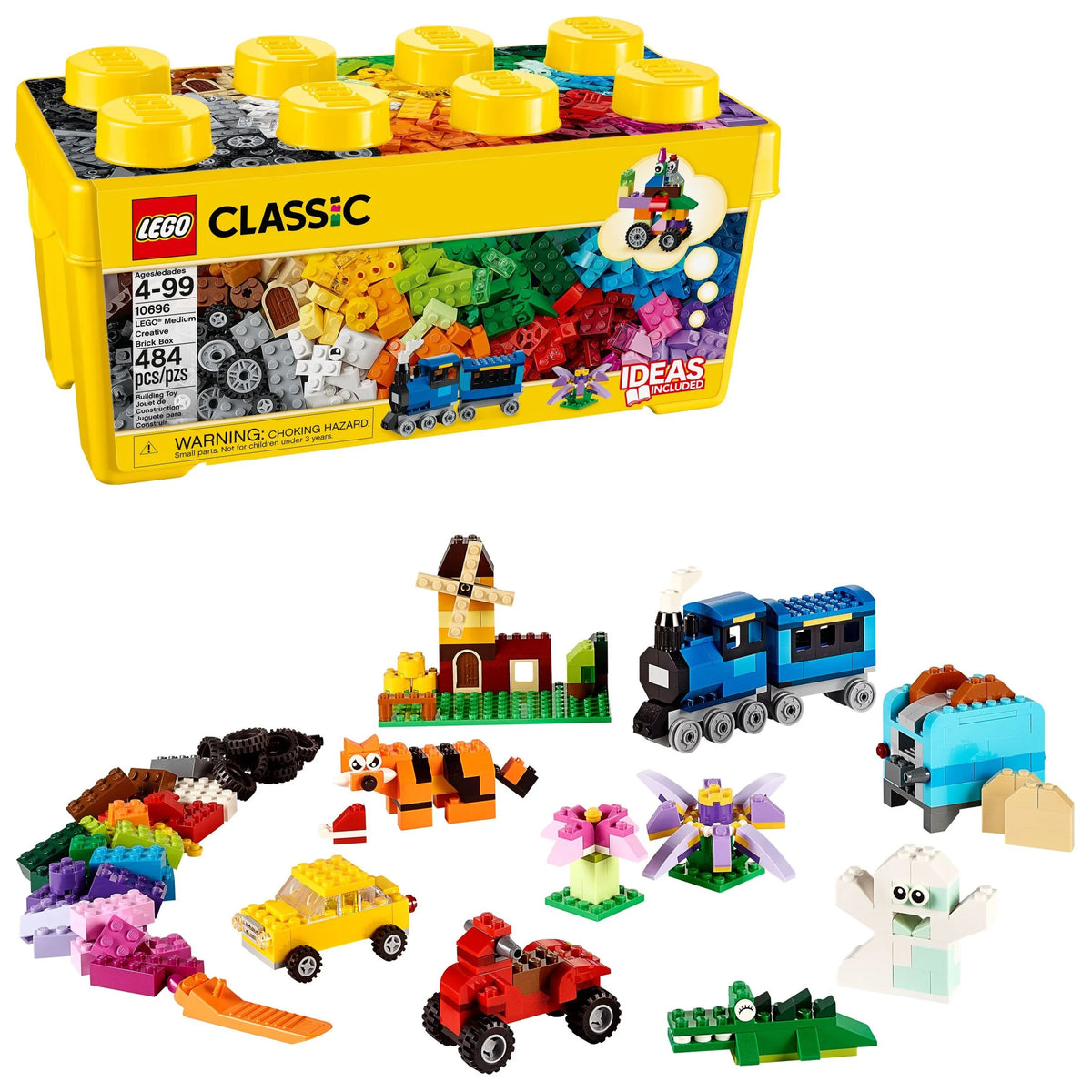 LEGO Classic Medium Creative Brick Box Building Toy Set with Storage N3050