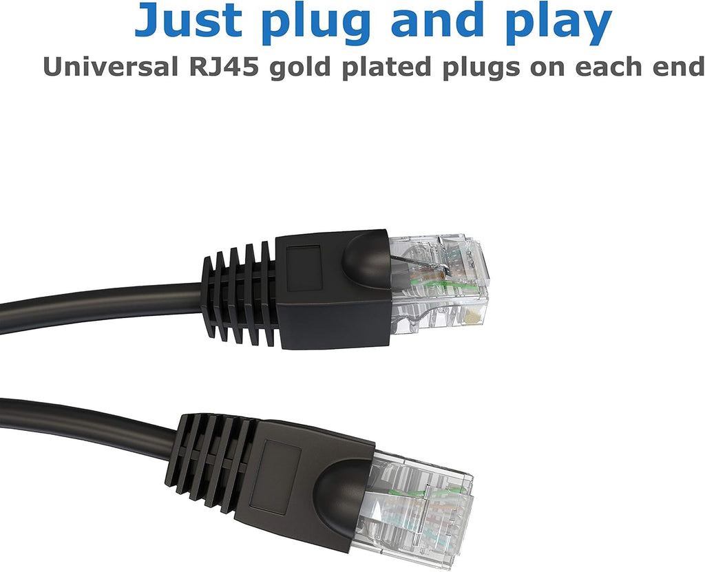 166ft CAT5e Ethernet Cable 100% Solid Copper RJ45 R563053