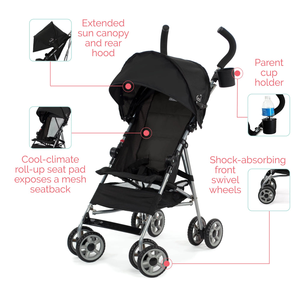 Umbrella Stroller Black L6699