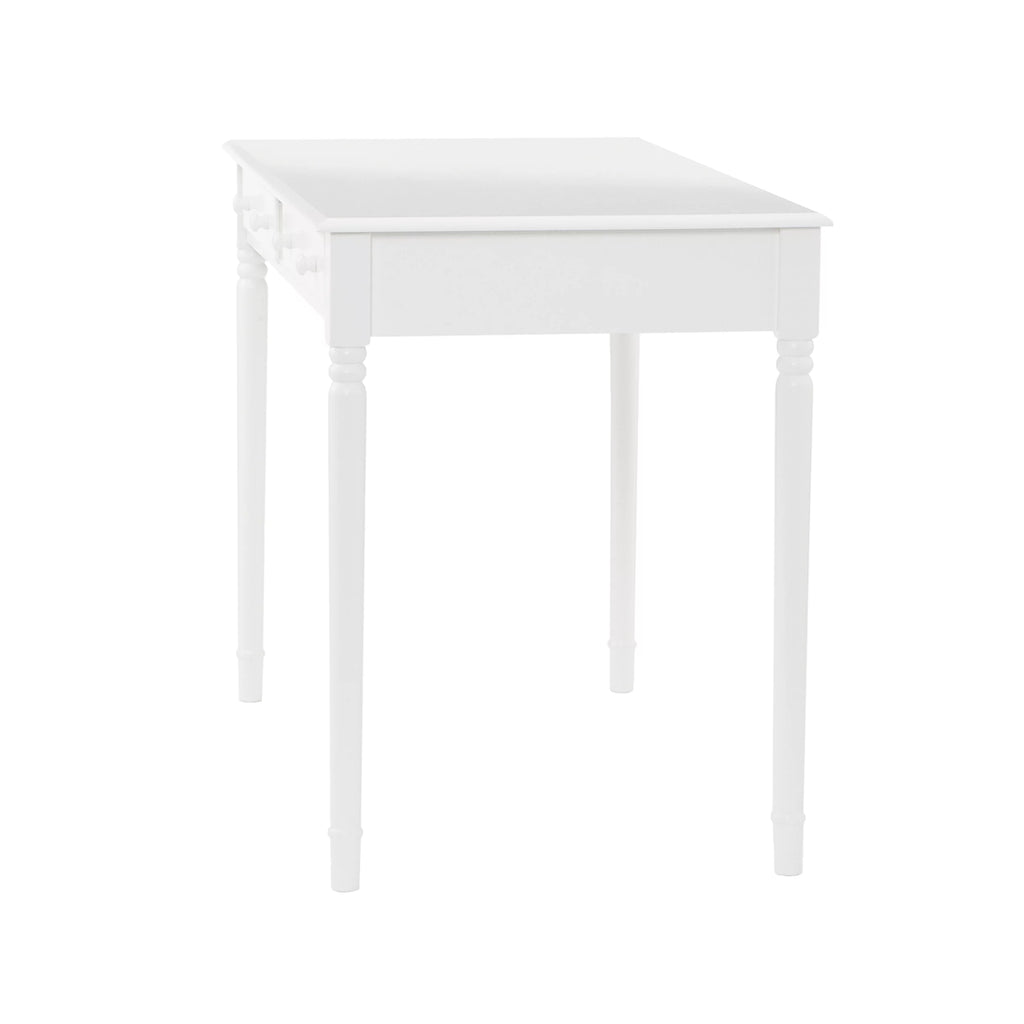 2-Drawer White Desk Q336257