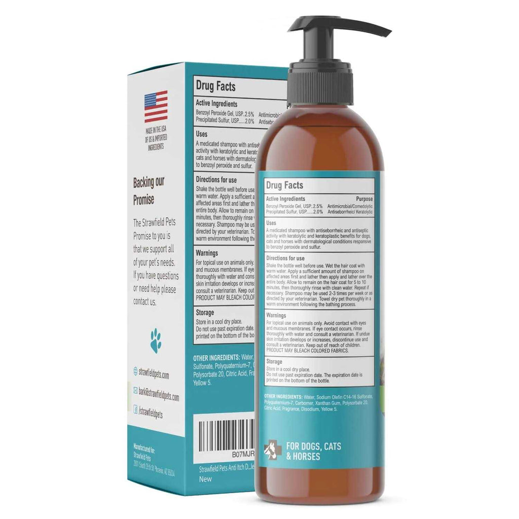 Benzoyl Peroxide Shampoo for Dogs & Cats R3571