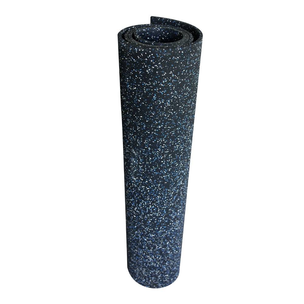 Elephant Bark Blue Dot 4 ft. x 4 ft. Rubber Flooring E60001