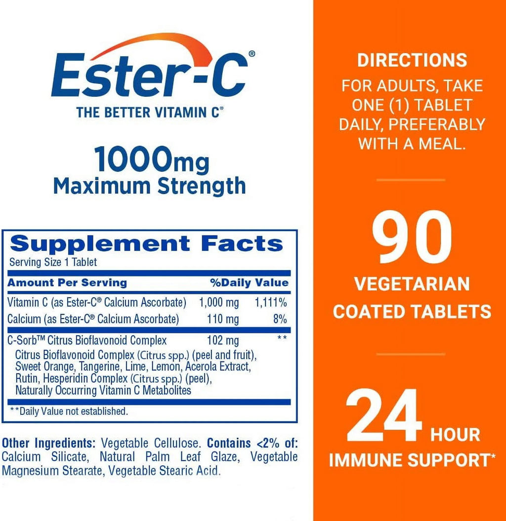 90 Coated Vitamin C Tablets K2988