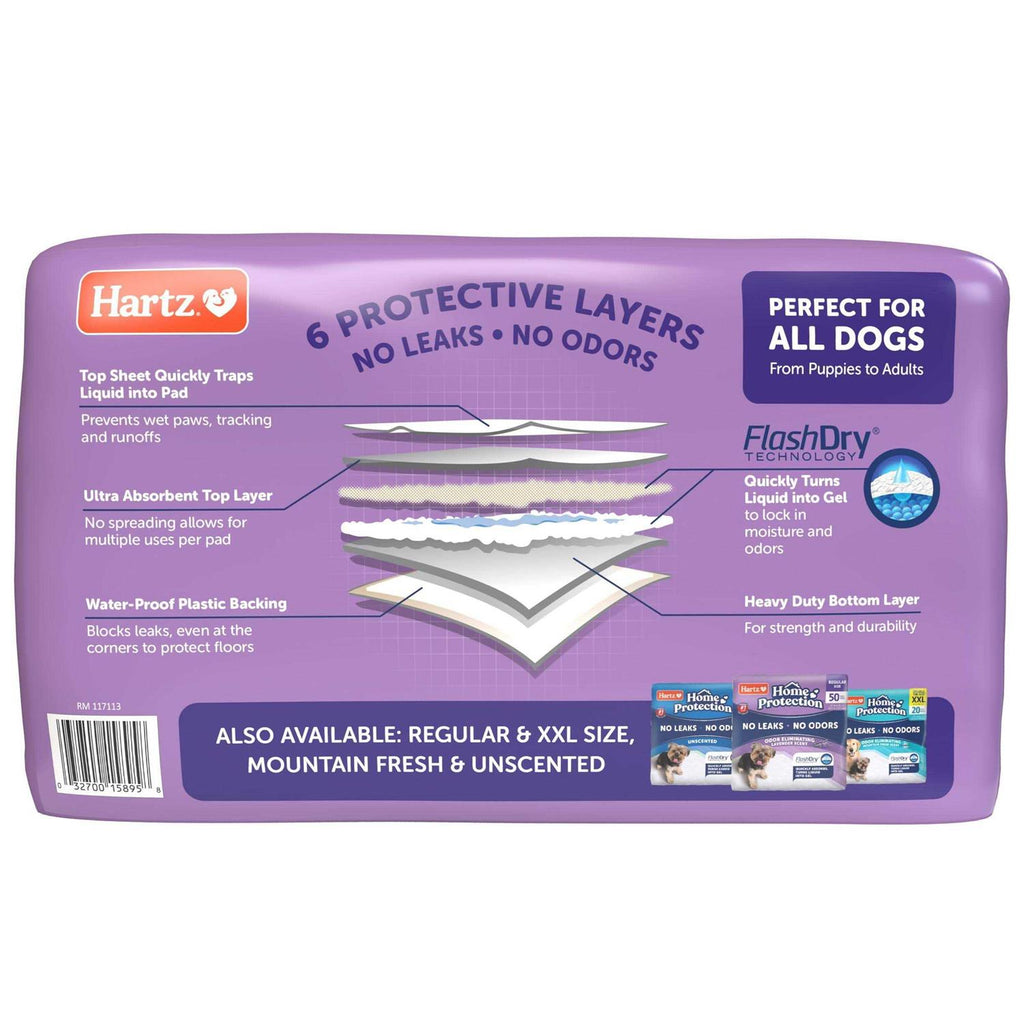Lavender Scent Odor Eliminating Dog Pads E2868