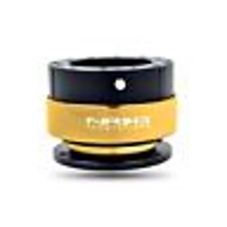 Quick Release Black Body Chrome Gold Ring S9278
