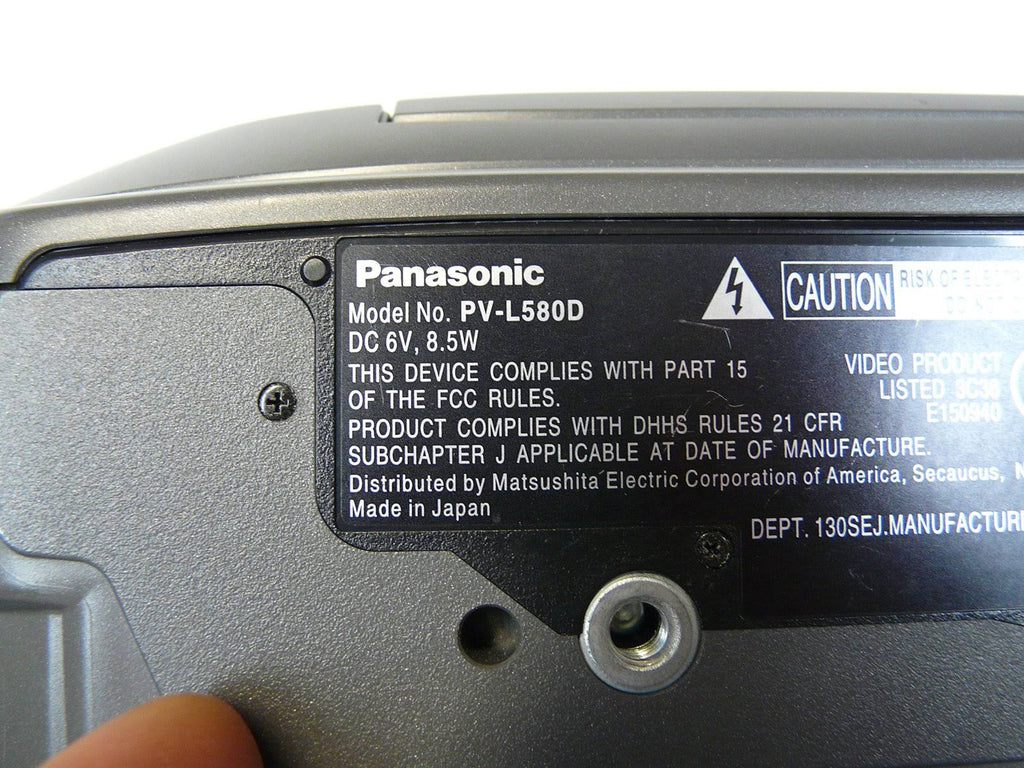 Compact VHS/VHS-C Palmcorder Camcorder Bundle Z242