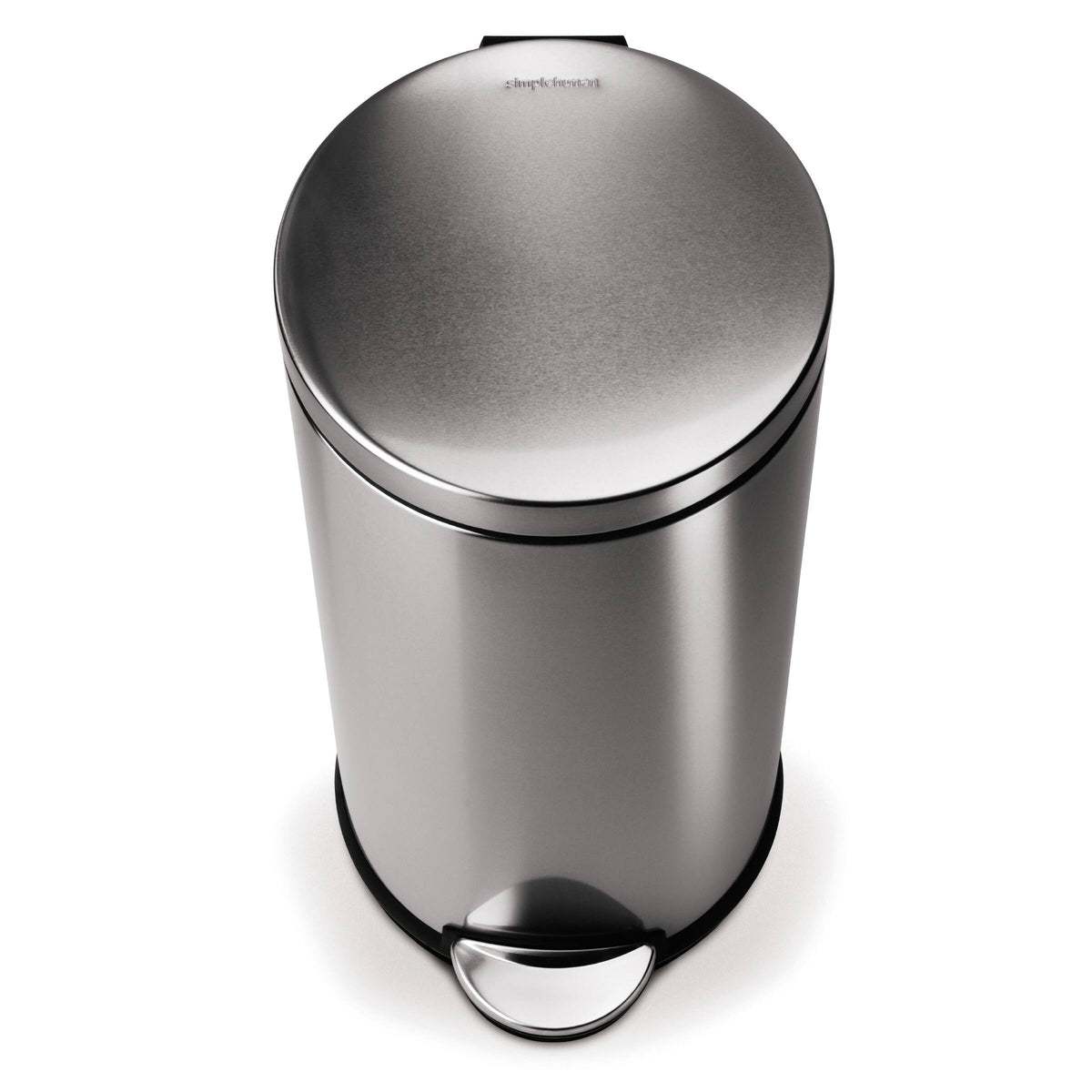 30L Brushed Stainless Steel Step Trash Can S748248