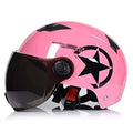 Open Face Motorcycle Helmet with Visor F457033