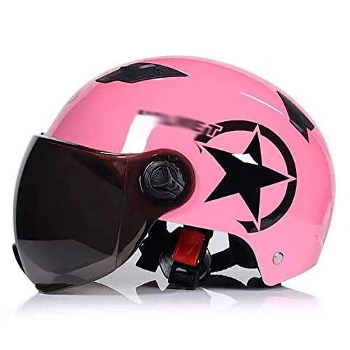 Open Face Motorcycle Helmet with Visor F457033