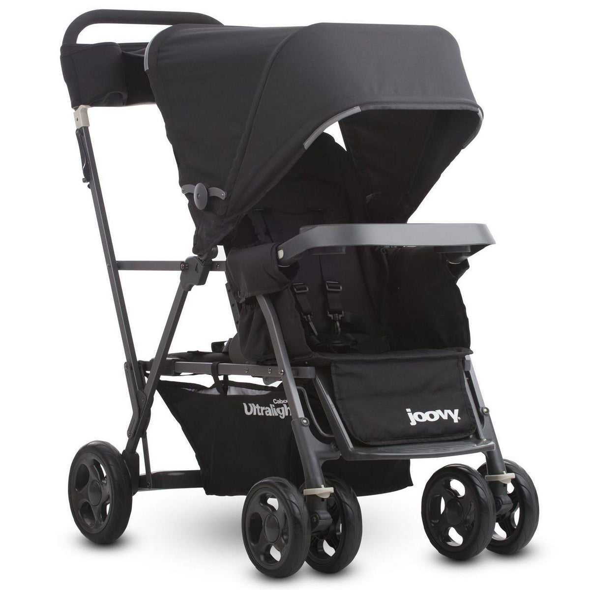 Black Stand-On Tandem Stroller C346681