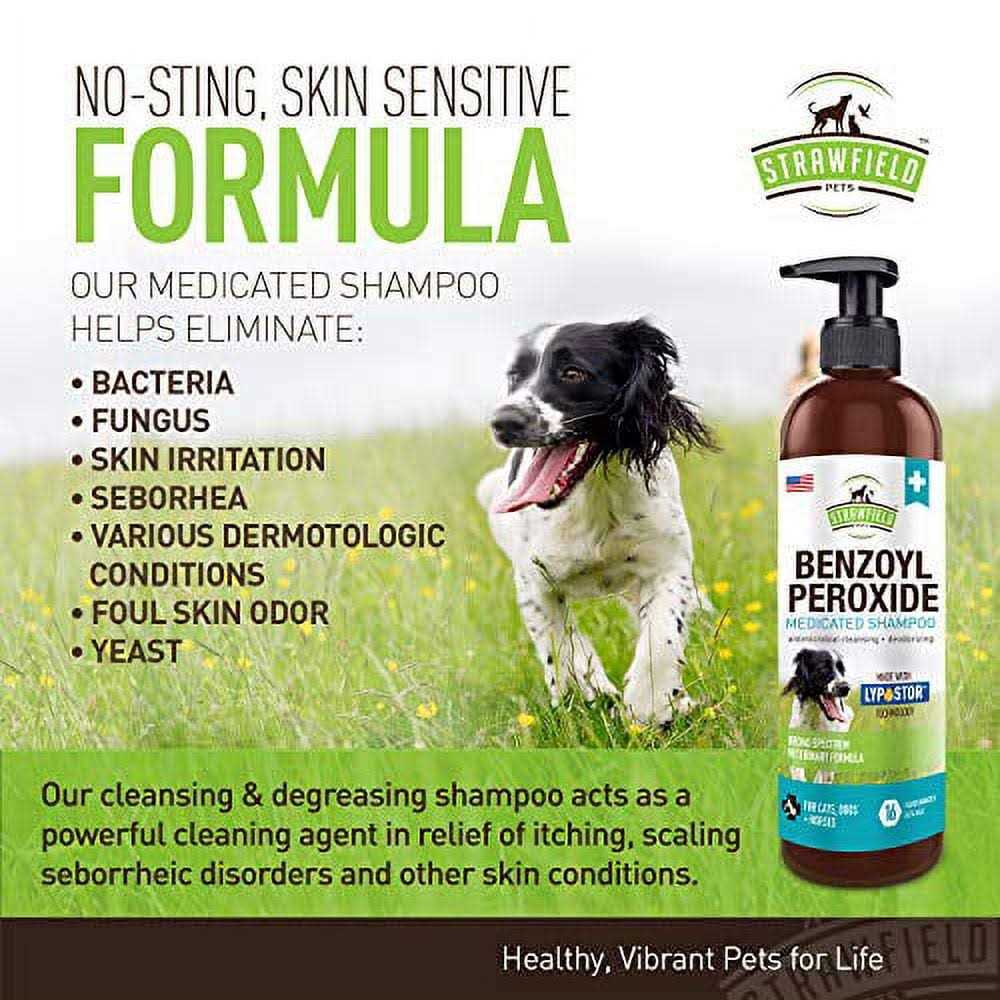 Benzoyl Peroxide Shampoo for Dogs & Cats R3571