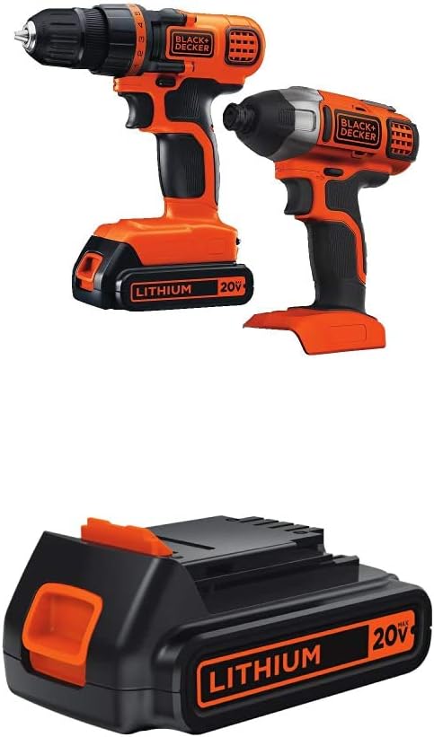 Cordless Drill/Driver + Impact Driver Combo Kit B1622