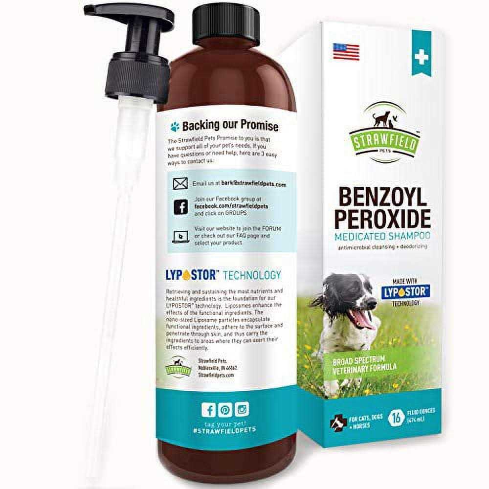 Benzoyl Peroxide Shampoo for Dogs & Cats R3571