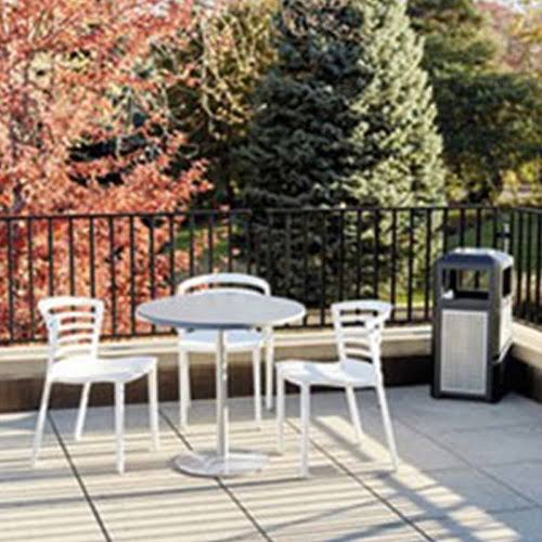 Anthracite Round Table Top H47945