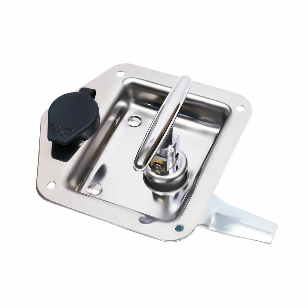 T-Handle Door Latch Lock Stainless Steel Toolbox with Keys D79688