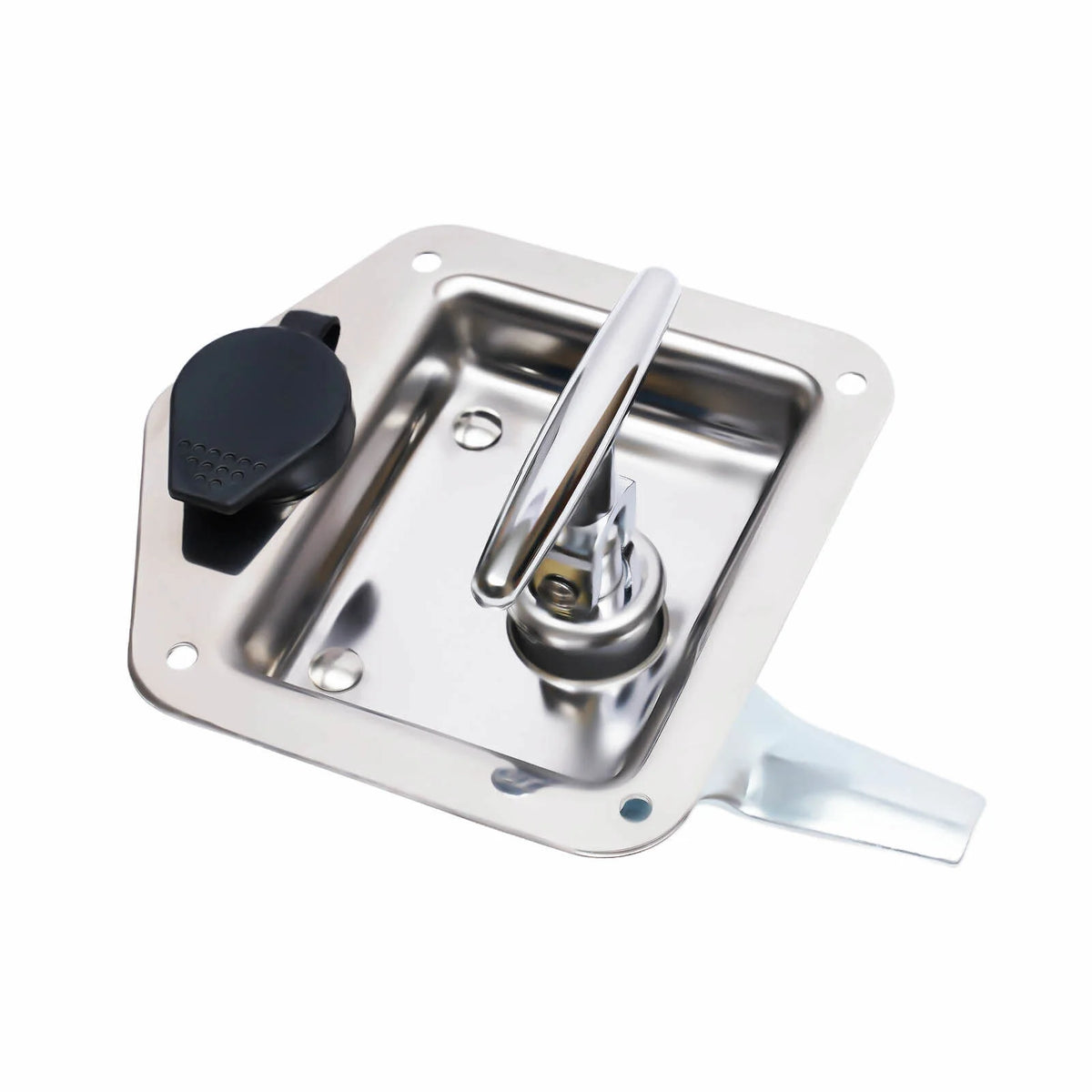 T-Handle Door Latch Lock Stainless Steel Toolbox with Keys D79688