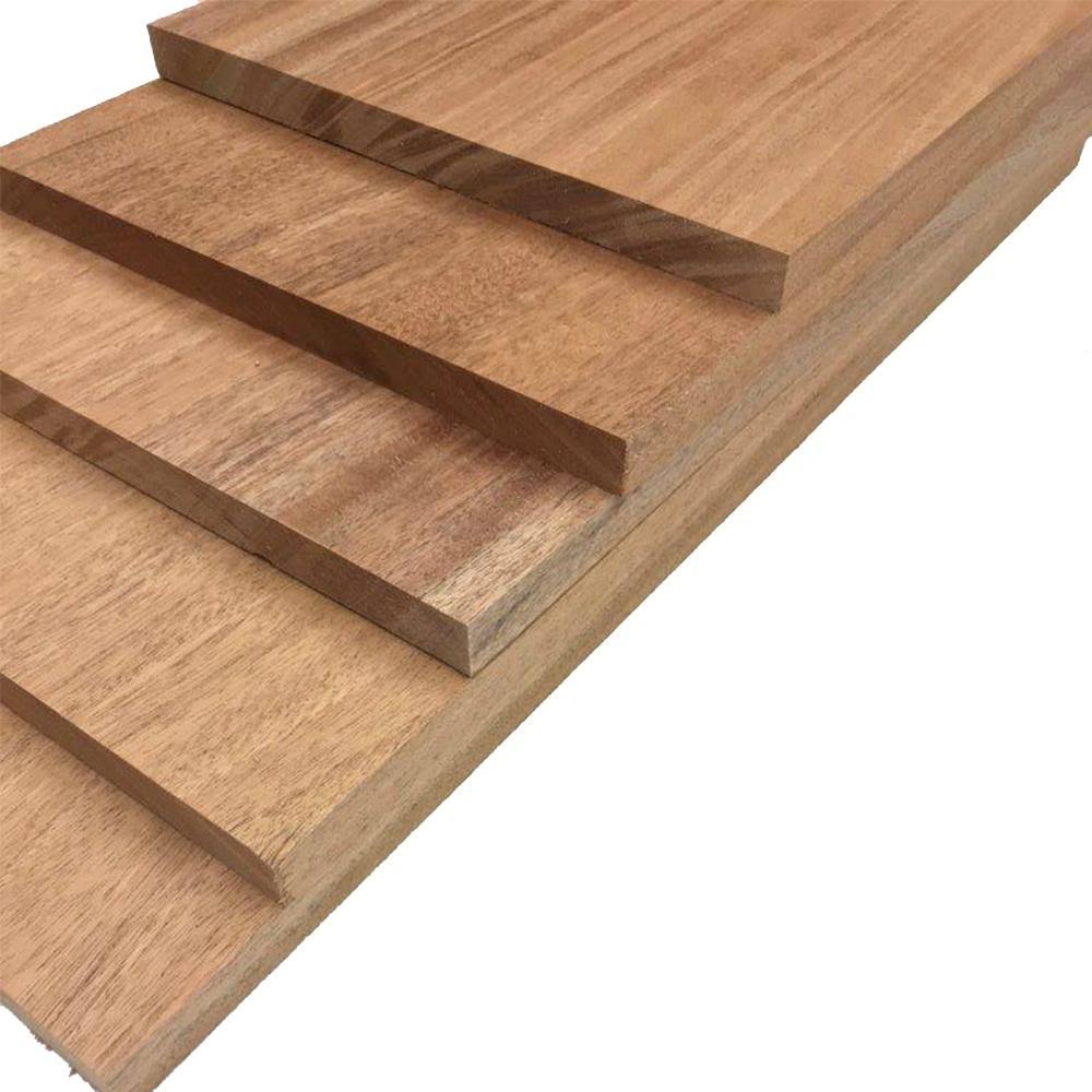 1 in. x 12 in. x 2 ft. African Mahogany S4S Board (5-Pack) J20595