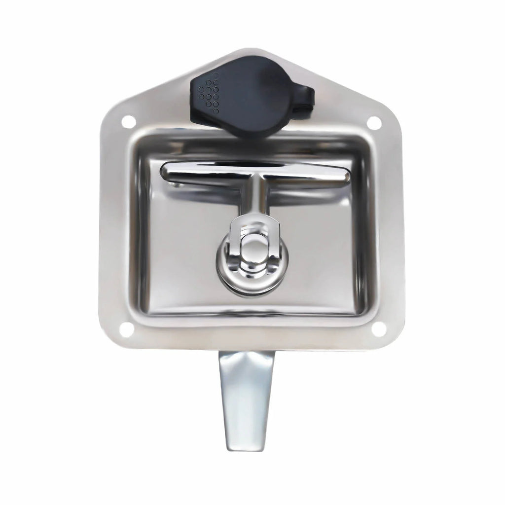 T-Handle Door Latch Lock Stainless Steel Toolbox with Keys D79688