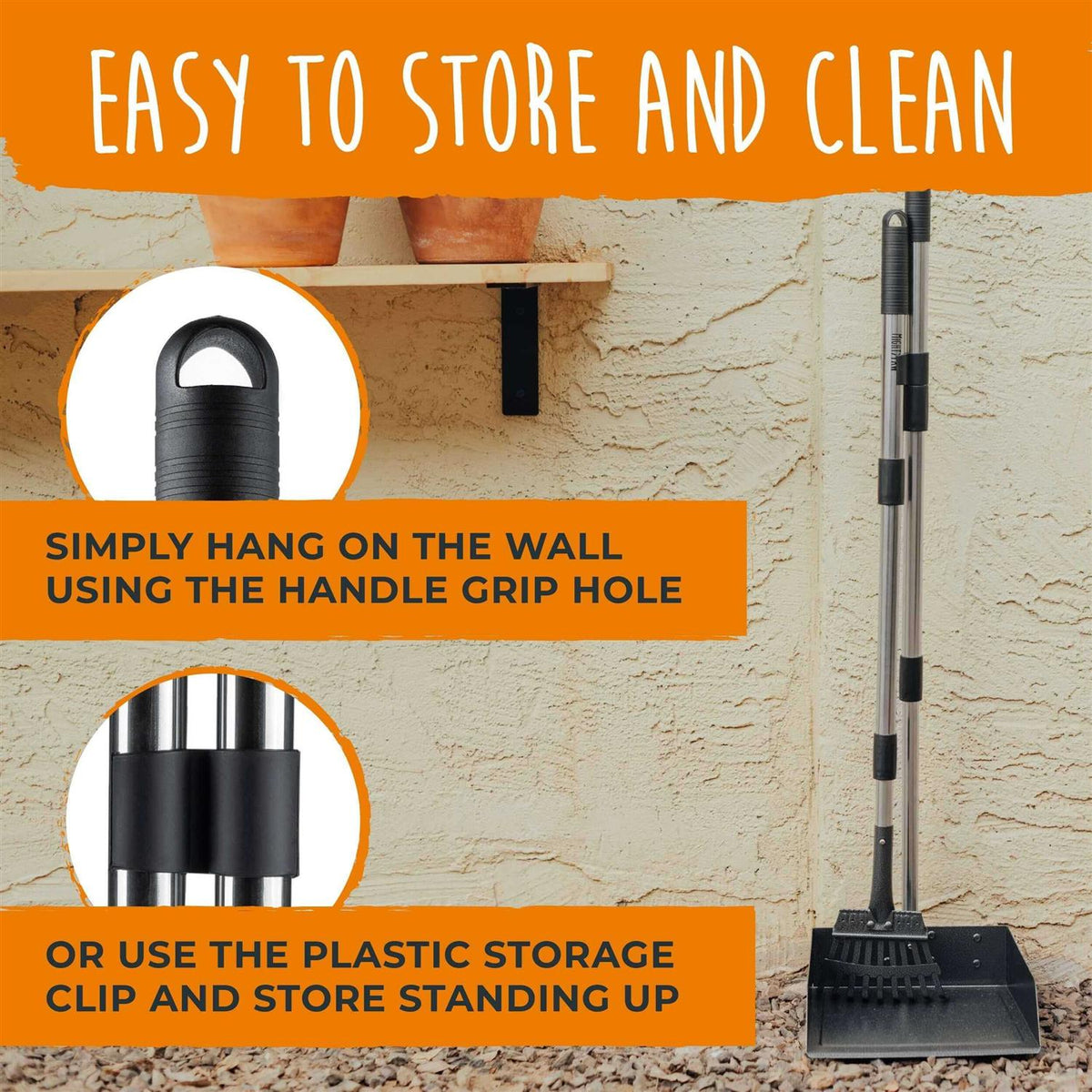 Dog Pooper Scooper and Rake Set T54760