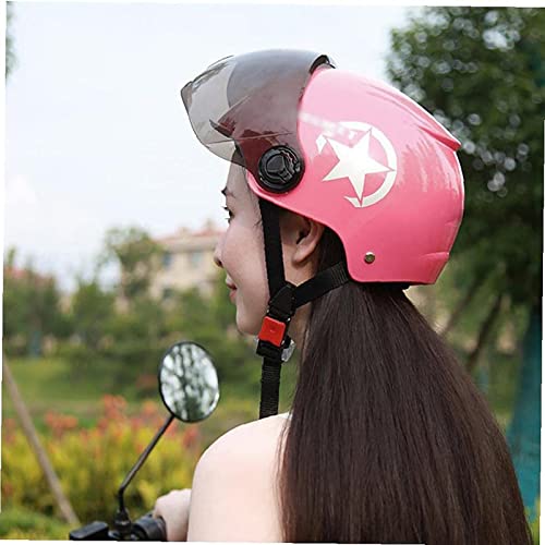 Open Face Motorcycle Helmet with Visor F457033