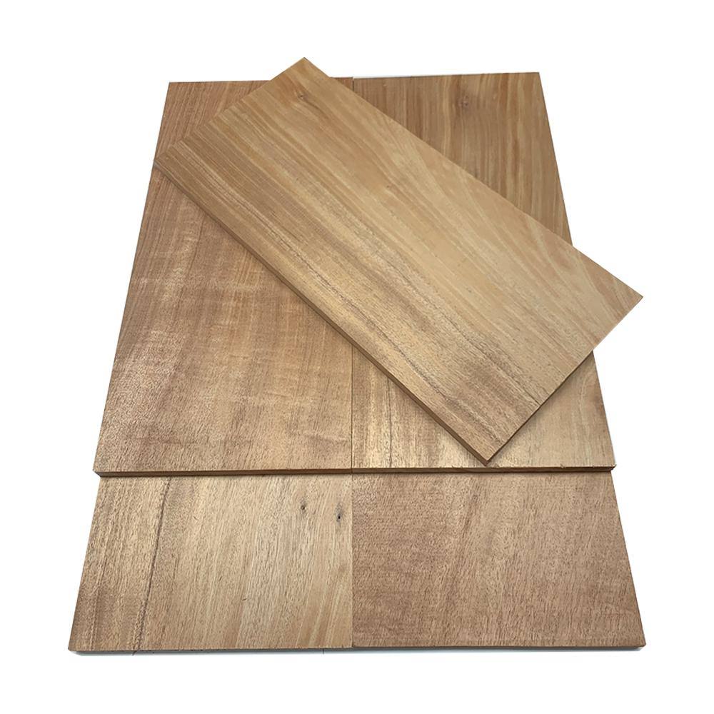 1 in. x 12 in. x 2 ft. African Mahogany S4S Board (5-Pack) J20595