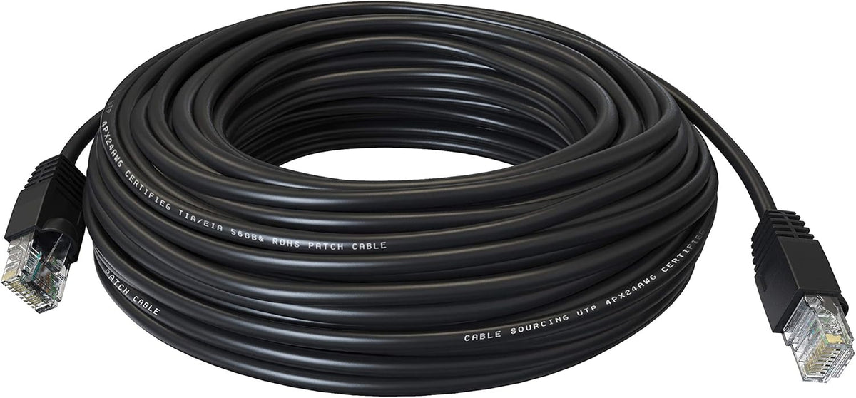 166ft CAT5e Ethernet Cable 100% Solid Copper RJ45 R563053