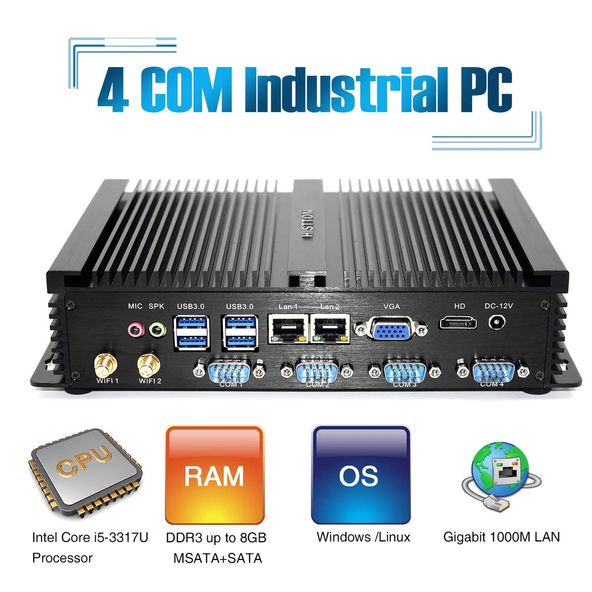 Mini PC Intel Core i5 8GB+512GB 4K M60319