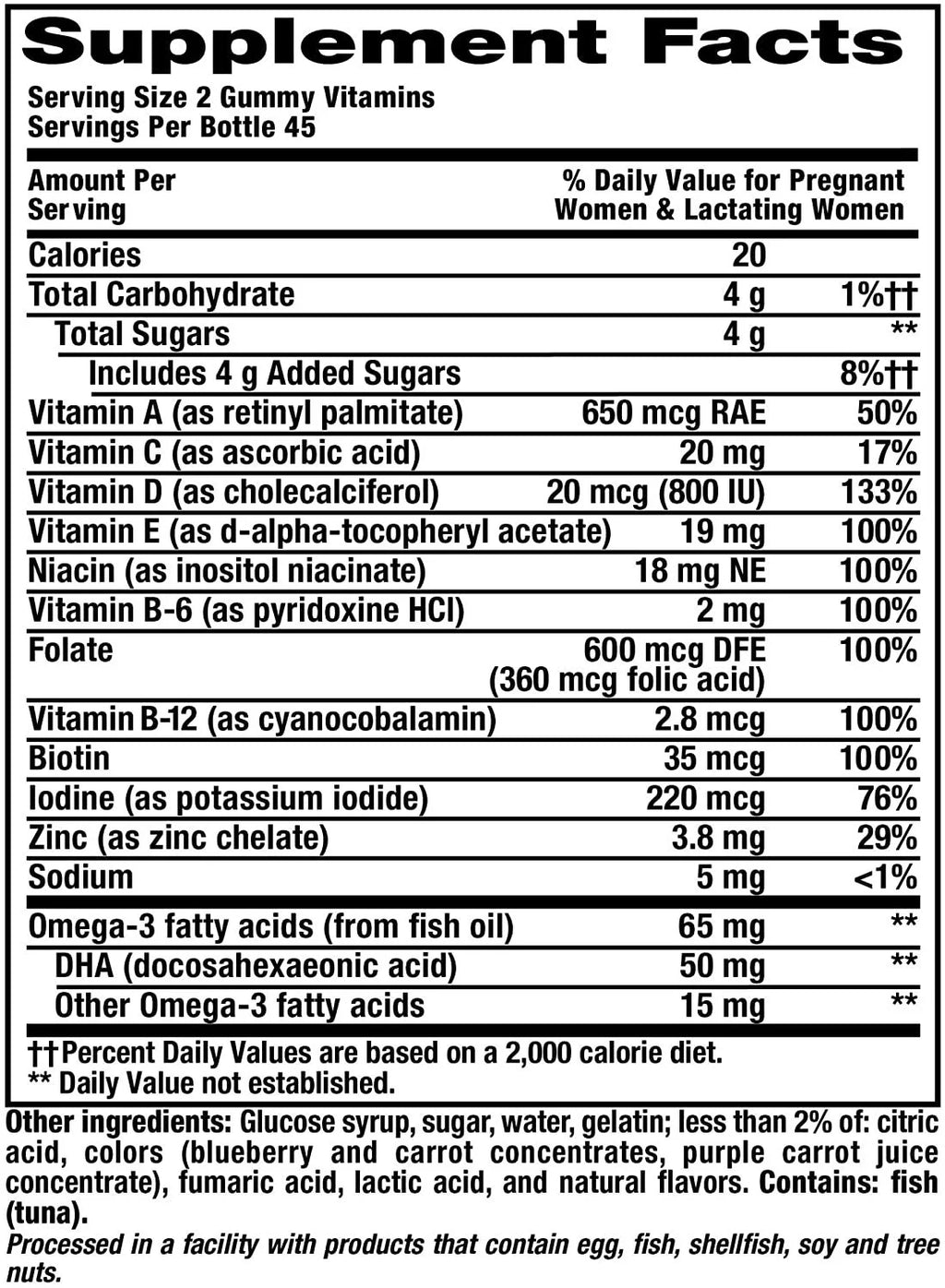 90 CT Prenatal Gummy Chews C246