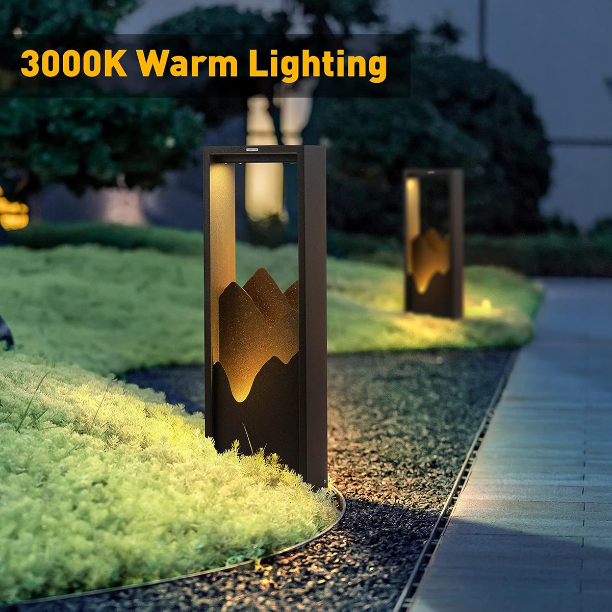 Stainless Steel 3000K LED 26 Inches Outdoor Bollard Lighting F4205