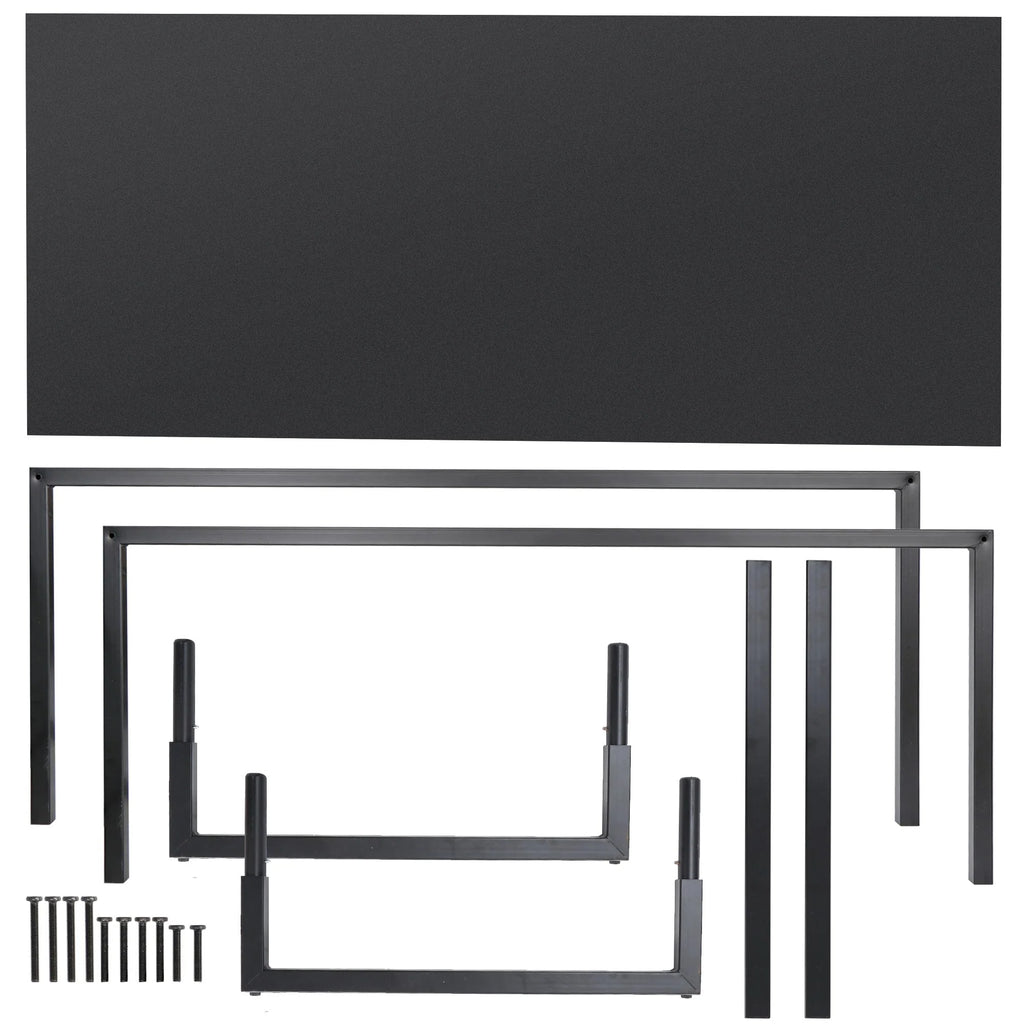 Black Rectangular Computer Desk H129396