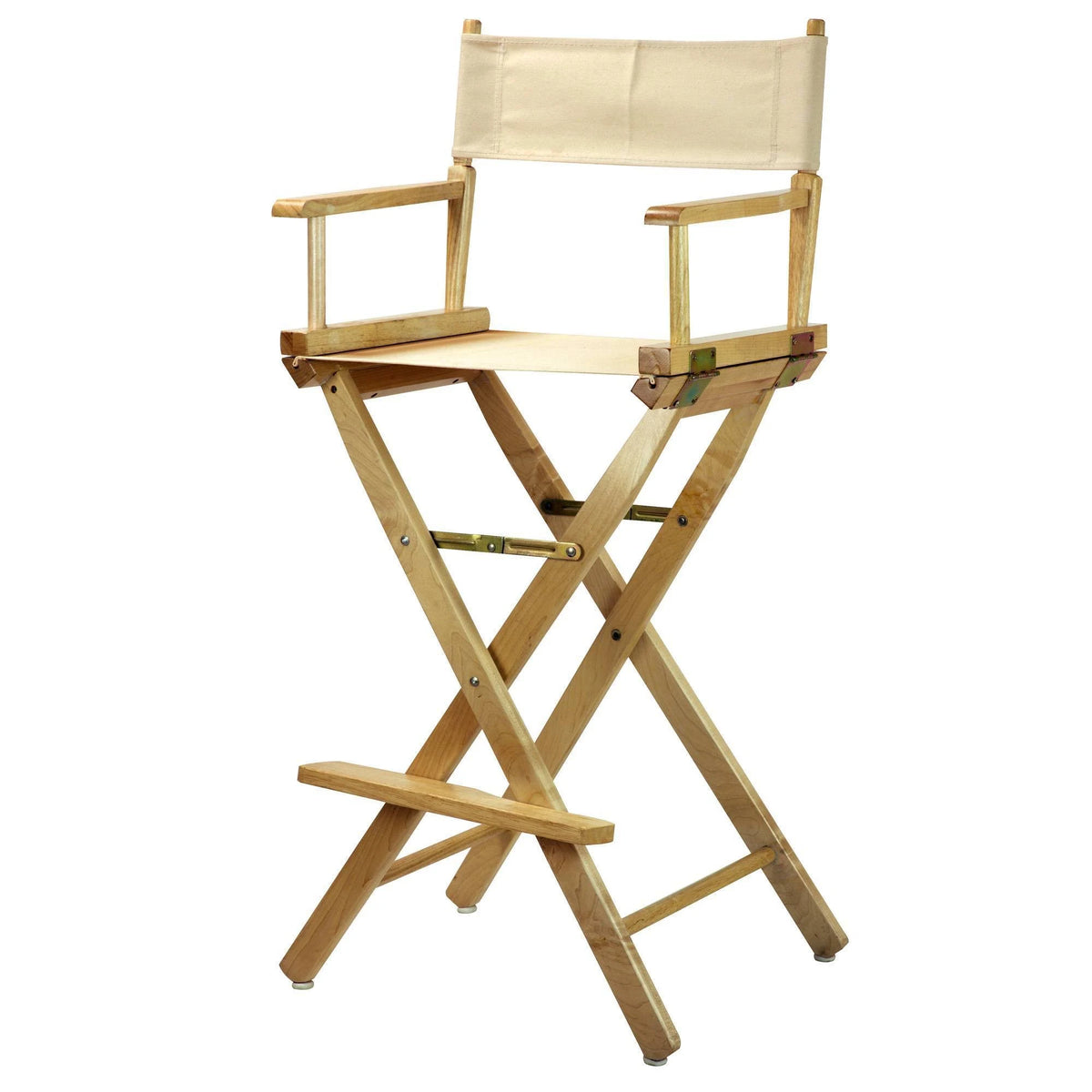 Bar-Height Director's Chair Beige Canvas B897574