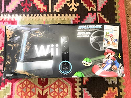 White Wii Console with Mario Kart Wii Bundle X303705