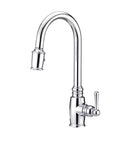 Chrome Single Handle Pull-Down Kitchen Faucet Y772