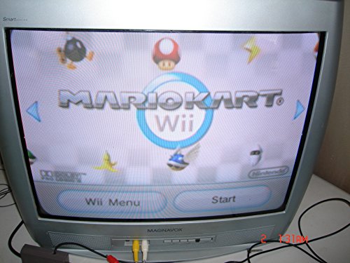 White Wii Console with Mario Kart Wii Bundle X303705