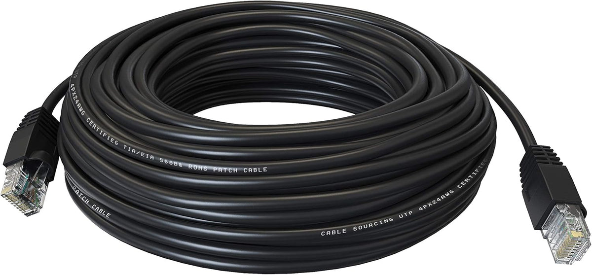 166ft CAT5e Ethernet Cable 100% Solid Copper RJ45 R563053