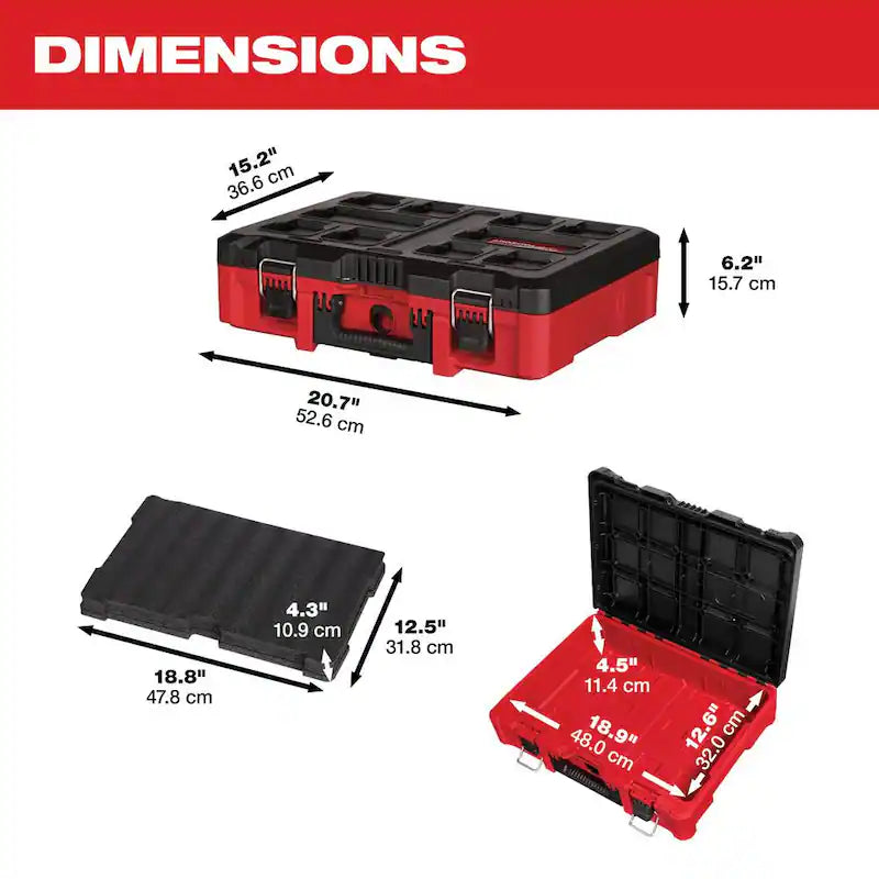 16 in. Portable Modular Tool-Box Case F778421