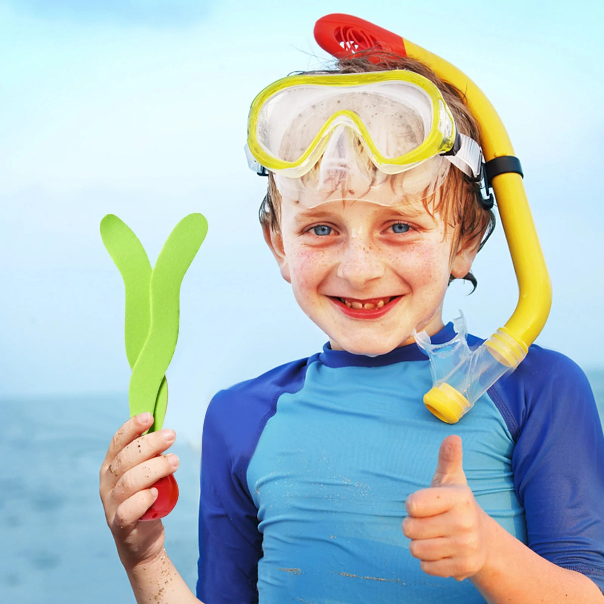 3PCS Diving Ball Streamers Swimming Pool Toys Q41734