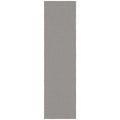 Machine Washable Non-Slip Rubberback Solid Gray Runner Rug G270