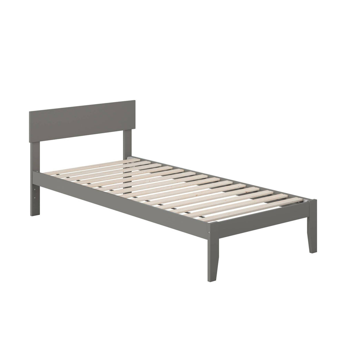 Grey Twin Extra Long Bed W4561