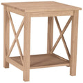 Brown Wood End Table O285166